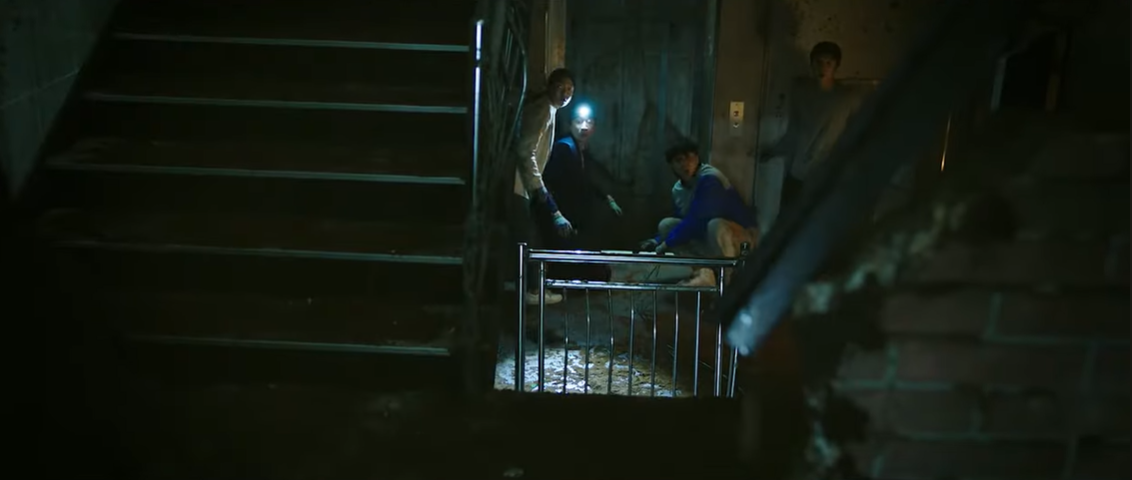 A dramatic scene from the 2021 film "Sinkhole" | Source:  YouTube/ilovegscmovies