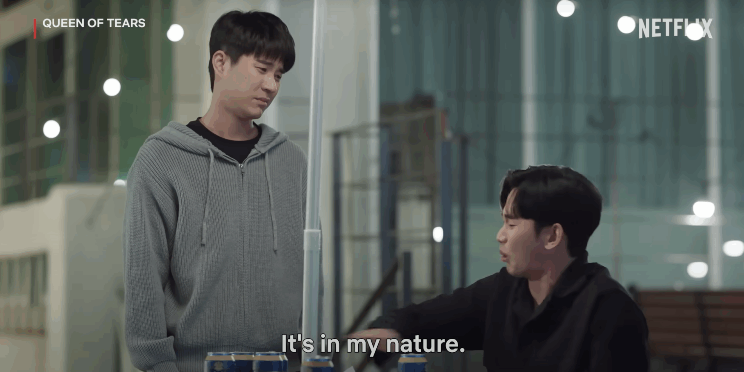 Moon Tae-yu and Kim Soo-hyun acting on "Queen of Tears" episode 1, which aired in March 2024. | Source: YouTube/Netflix K-Content